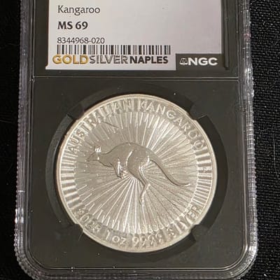 2025P Australia S$1 Kangaroo MS69 - additional view
