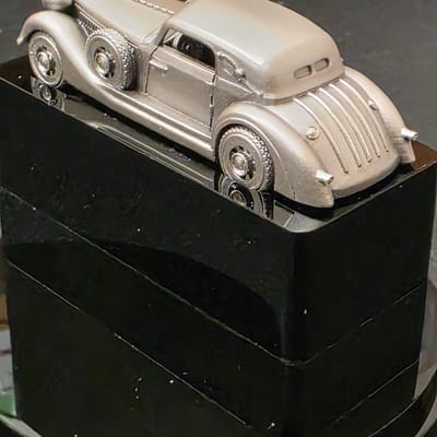 3 oz Sterling Silver Classic Car - additional view