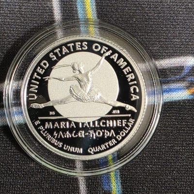 1/5 oz .999 Silver Proof 2023-S Maria Tallchief