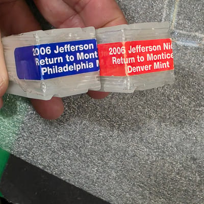 2006-P&D Sealed Nickel Roll *Return to Monticello*