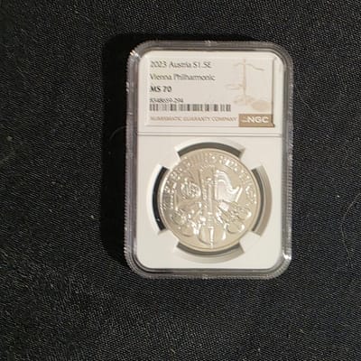 2023 Austria S1.5E Vienna Philharmonic MS70 Silver
