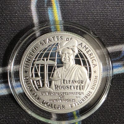 1/5 oz .999 Silver Proof 2023-S Eleanor Rooosevelt
