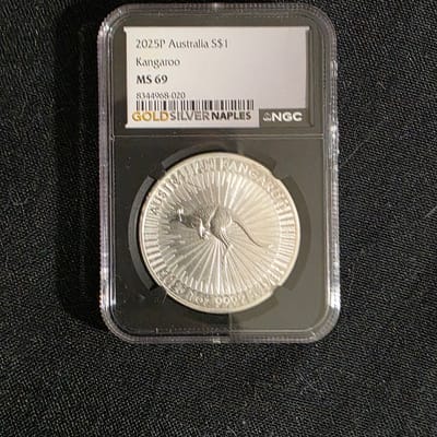 2025P Australia S$1 Kangaroo MS69