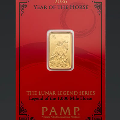 Lunar Legends 2026 Year of the Horse 5g Gold Bar