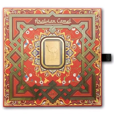 5 gram Gold Bar - PAMP Suisse Arabian Camel 