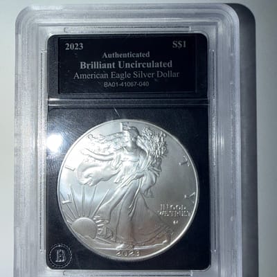 2023 Bradford exchange Silver Eagle unc