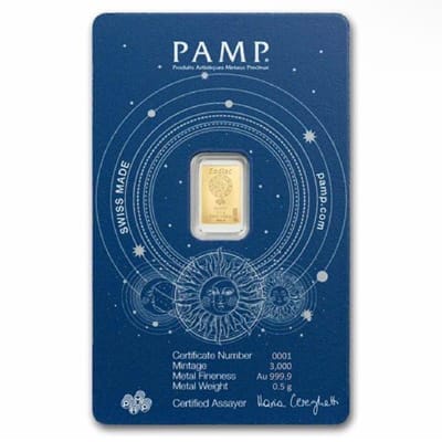 1/2 g pamp zodiac Aries - additional view
