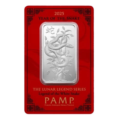 2025 Pamp Suisse 1 oz 999 Year of the Snake