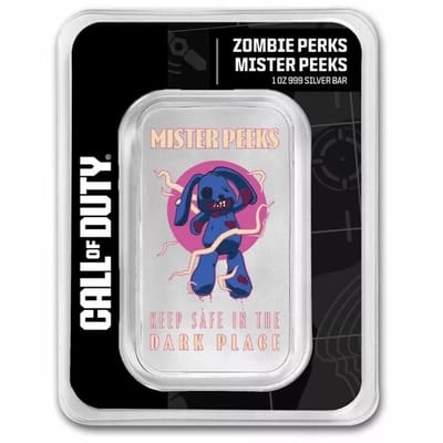 1 oz Silver Call of Duty™ Zombie Perks Bar Mystery - additional view