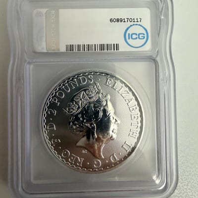 2023 Great Britain £2 Silver Britannia GBU - additional view