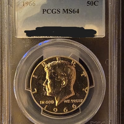 1966 Kennedy Half Dollar 