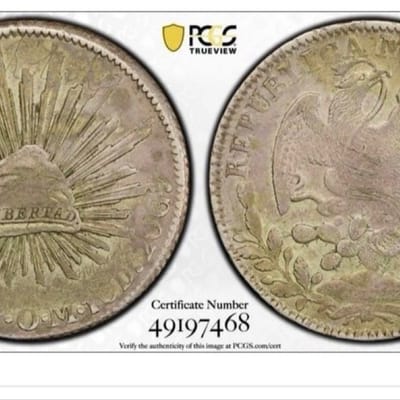 1838 8 reales Zacatecas - additional view