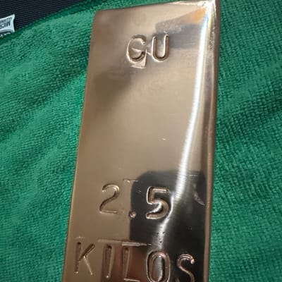 2.5 Kg Hand Poured Copper Bar/Ingot
