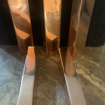 Handmade 1kg Copper Ingot – Self Melted, Poured &  - additional view