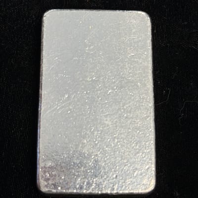 Atlantis mint hand poured 10 oz silver bar vintage - additional view