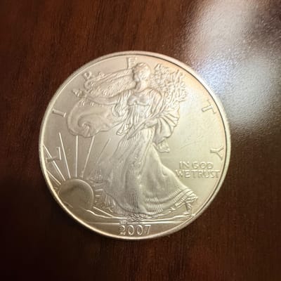 2007 American Silver Eagle (Abrasions)