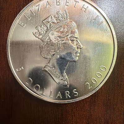 $5 2000 Canadian Silver Maple Millennium Privy - additional view