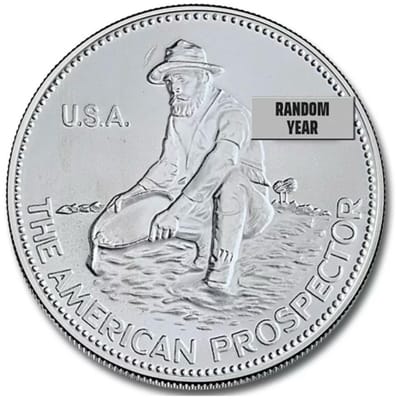 Engelhard Prospector 1 Oz Silver Round Random Date