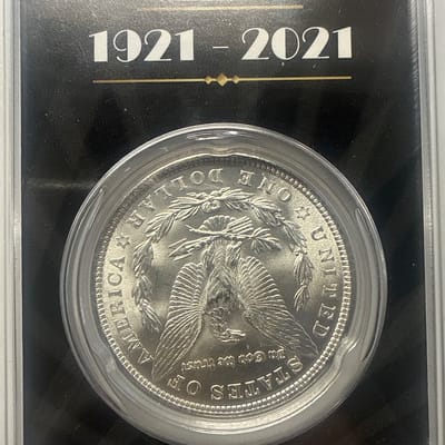 1921 Morgan Silver Dollar , 100th Anniversary - T3 - additional view