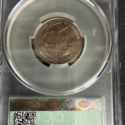 1776-2026-D 25c Mayflower Compact MS 64 CAC graded - additional view
