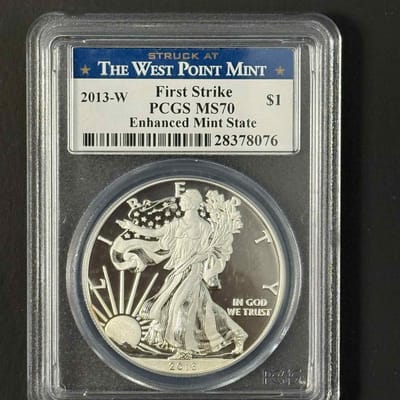 2013-W Silver Eagle PCGS MS70 Enhanced MS