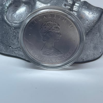 1 oz Elizabeth II 5 Dollars 1989 Fine Silver Coin