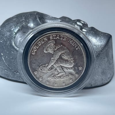 1 oz Golden State Mint .999 Fine Silver GSM