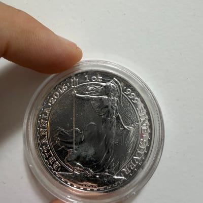 1999 1 oz silver brittania - additional view