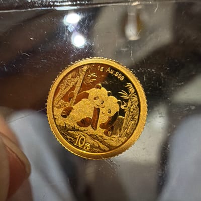 2026 China 1 gram gold panda mint sealed 999 fine 