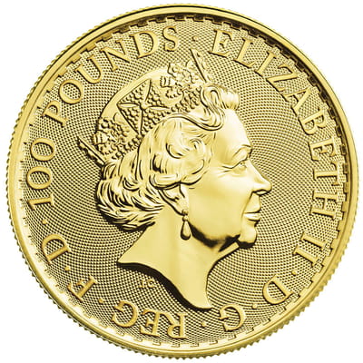 2023 1 oz Gold Britannia BU (Queen Elizabeth II)