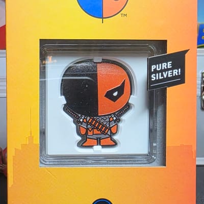 DeathStroke CHIBI 1 Oz Silver Coin 2021