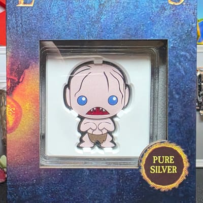 Gollum LOTR CHIBI 1 Oz Silver Coin 2021