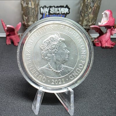 2021 St Helena Modern Trade Dollar 1oz - additional view