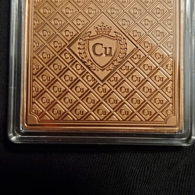 German minted 1 oz copper - additional view