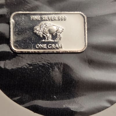 1 gram bar - additional view