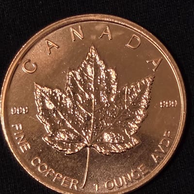 1 oz copper round