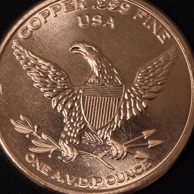 1 oz copper round - additional view
