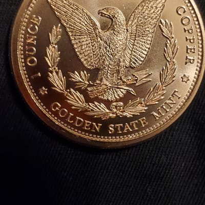 Copper round - additional view