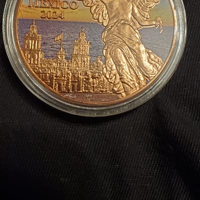 Colorized Mexico copper - additional view