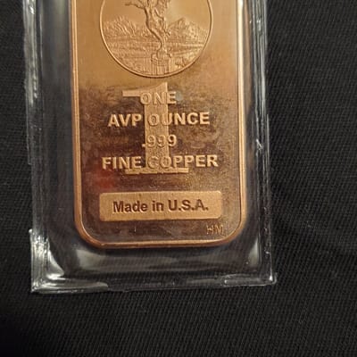 1 oz copper bar