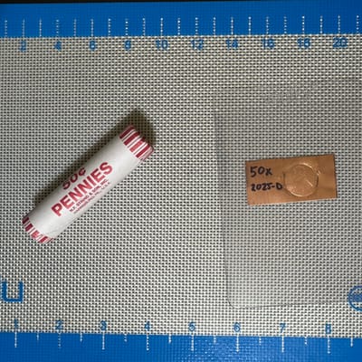 2025-D Lincoln Cent 50-Coin Roll BU (Last Year of  - additional view