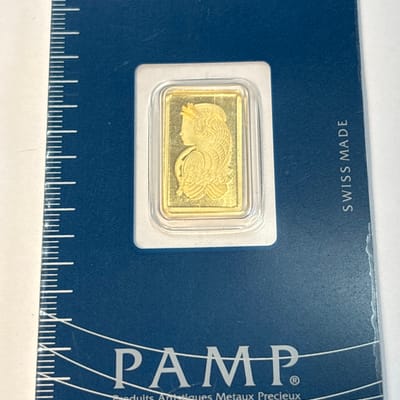 2.5g Pamp Suisse Lady Fortuna Bar in Assay