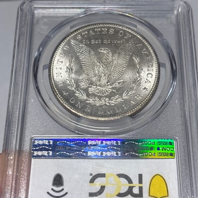 1882 CC Morgan Silver Dollar MS 64 - additional view