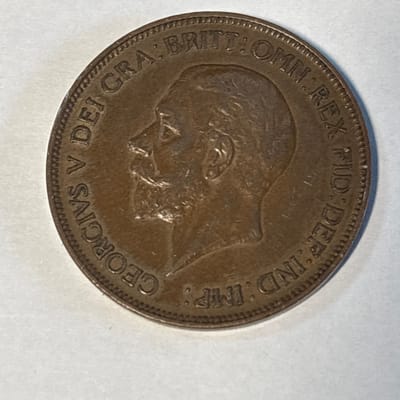 1931 English George 5th Penny