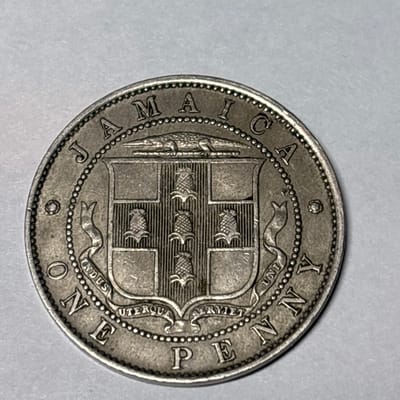 1926 George V Jamaica One Penny - additional view