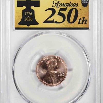 2026 Lincoln Cent 1776-2026 First Day Issue 
