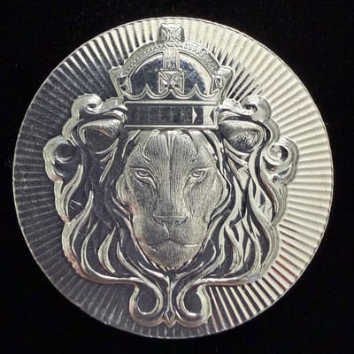 2 oz Scottsdale Mint Lion Stacker Silver Round