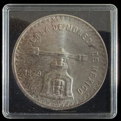 1979 Mexico 1 Onza Troy .925 Silver Balance Scale