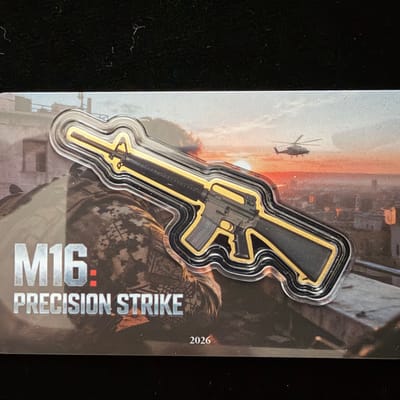 2026 M16 Precision Strike 1/1000 oz .9999 Gold