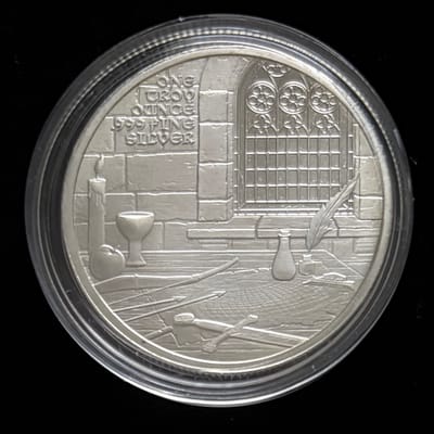 1 oz William Tell Medieval Legends .999 Silver